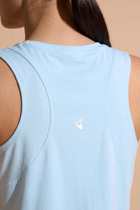 Zelocity Quick Dry Contour Tank Top - Spun Sugar — thumbnail 6